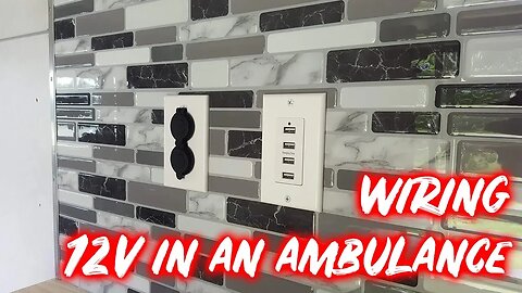 Ambulance Conversion Gets 12v USB Outlets Installed | Building the Campulance