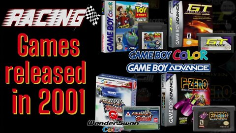 Year 2001 released Racing Games for Handhelds