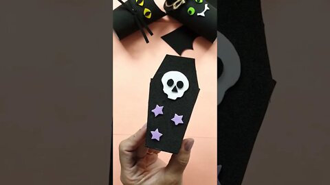 DIY - How to Make Coffin Halloween Decoration EVA Foam #shorts