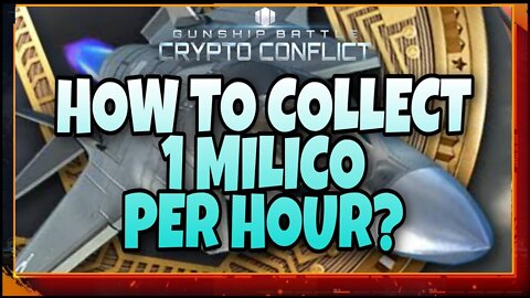 [GUNSHIP BATTLE: CRYPTO CONFLICT] SUPER FAST MINING TIPS HOW TO COLLECT 1 MILICO PER HOUR