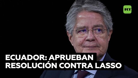 Aprueban proyecto de resolución que responsabiliza a Lasso por peculado