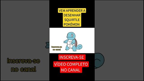 COMO DESENHAR SQUIRTLE POKÉMON #shorts #short #pokemon #squirtle