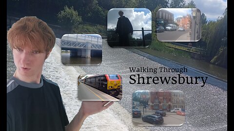 Walking Through Shrewsbury