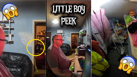 Little Boy Peek! So This Happened Earlier Tonight! The Boy is Back!! 😱😲