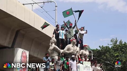 Bangladesh protesters call for end to ‘mafia state’ they say prime minister created