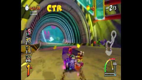 Roo's Tubes CTR Challenge Nintendo Switch Gamplay Crash Team Racing Nitro Fueled