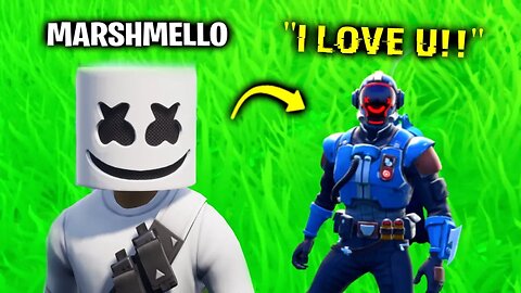 I Pretended To Be Marshmello In Fortnite