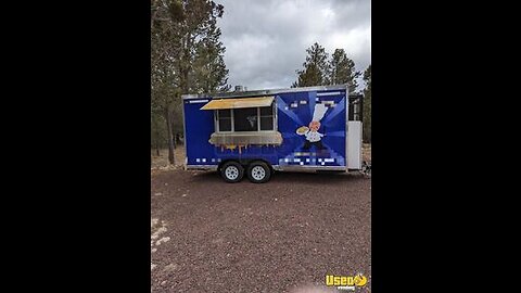 Permitted - 2023 8' x 16' Kitchen Food Concession Trailer for Sale in Arizona