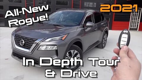 2021 Nissan Rogue: Start Up, Test Drive & In Depth Tour