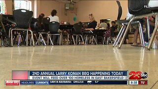 2nd Annual Larry Koman BBQ feeds 150 at Bakersfield Homeless Center