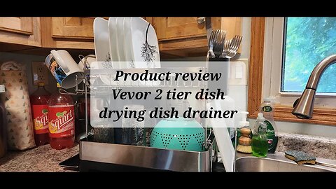 Product review Vevor 2 tier dish drying dish strainer #vevor