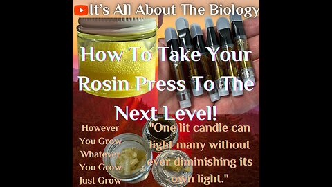 How To Take Your Rosin Press To The Next Level!