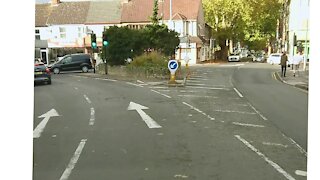 Driver runs red light