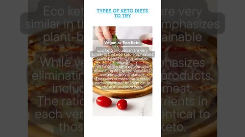 Keto Diet Variant - Vegan or Eco Keto.