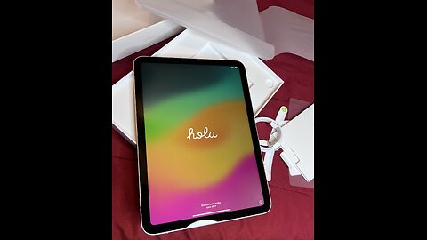 iPad 10th Generation Unboxing Video, iPad Silver