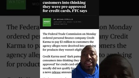 🚨Credit Karma gets slapped 3mil 🚨