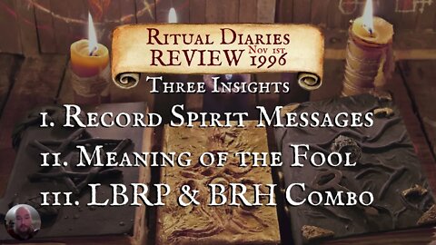 Can Spirits Deliver Messages? | 1996 Nov 1st - Ritual Diary Review