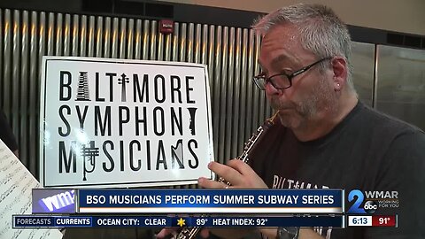 BSO musicians perform summer subway series