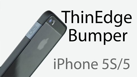 ThinEdge Matte Bumper for iPhone 5S/5 (Giveaway, Review)