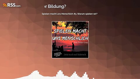 Spielen macht uns Menschlich #3. Warum spielen wir?