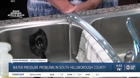 Growth causes water pressure problems in southern Hillsborough