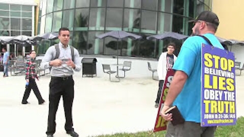 Florida International University Day #2 | Open Air Preaching | Kerrigan Skelly in Miami, FL