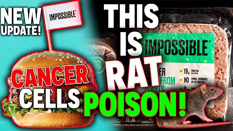 THIS Is RAT Poison💀! They Found CANCER Cells In The FAKE MEAT! Impossible meat