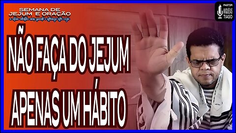 🔴LIVE - Maratona de Jejum e Oração - O Jejum Mais Forte- Pr Miquéias Tiago [#ep264