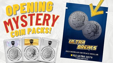 OPENING Mystery Coin Packs Ultrabreaks Goldrush Labels PCGS!