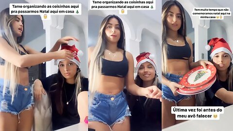 RAISSA E LARISSA COMEÇANDO COM OS PREPARATIVOS PARA O NATAL🎄🎁