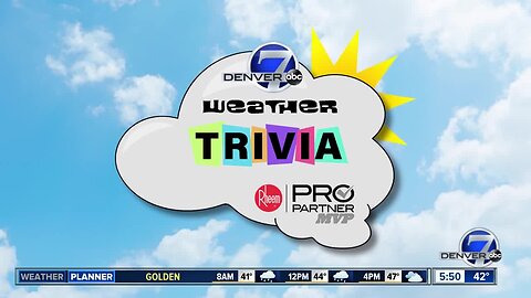 Weather trivia on April 22: Where do most of Colorado's tornados occur?