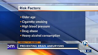 Can you prevent brain aneurysms?