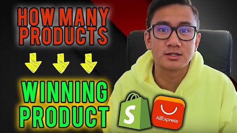 How Many Products Do You Need To Test? - Shopify Dropshipping