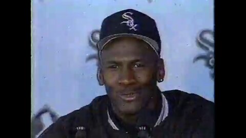 February 28, 1994 - Michael Jordan with White Sox at Spring Training