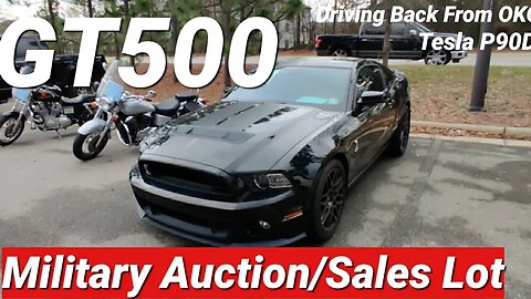 GT 500 Cobra, Military Sales/Auction Lot, Back from OKC