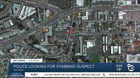 Man injured in stabbing in San Diego, police looking for suspect