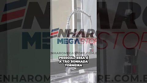 Descubra a inovadora torneira Gourmet fabricada com o material metálico Brass