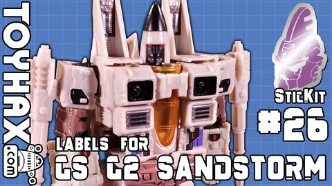 TOYHAX Labels for GS G2 Sandstorm | SticKit #26