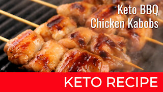 Keto BBQ Chicken Kabobs | Keto Diet Recipes