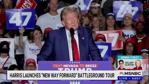 Trump to Audience: ‘I Hear’ Kamala Harris Got Questions for the Debate; ‘I Also Heard She Had Something in the Ear’