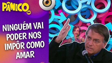 IMPLEMENTAÇÃO DA IDEOLOGIA DE GÊNERO TIRA VISIBILIDADE DAS PAUTAS LGBT+? Bolsonaro analisa