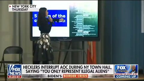 Hecklers interrupt AOC during NY Town Hall!!