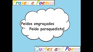 Peidos engraçados: Peido paraquedista! [Frases e Poemas]