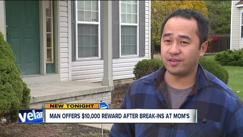 Medina man offers $10,000 of his own money as reward to capture burglars targeting his mom