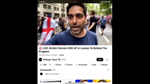 BRITISH PATRIOTS RISE UP IN LONDON💙