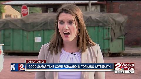 Good samaritans come out in Tornado aftermath