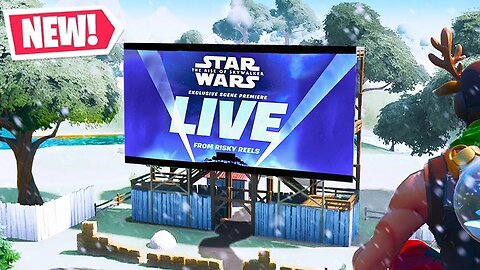 *NEW* Fortnite x Star Wars Premiere Reveal! (Risky Reels Live Event!)