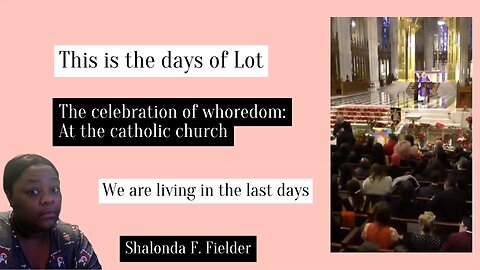 The celebration of whoredom: At the catholic church(disturbing)