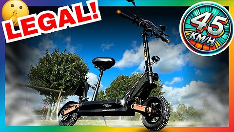 Joyor S8E „E-Scooter“ oder E-Roller? 🤔 Wie wird aus 20 km/h plötzlich ein 45 km/h Flitzer? ⚡🛴