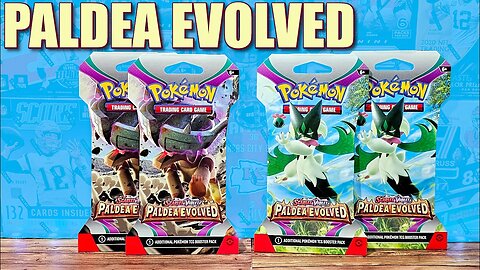 PALDEA EVOLVED - Pokemon TCG Quick Rip - We Hit Some GOLD! 4 Scarlet & Violet Booster Packs